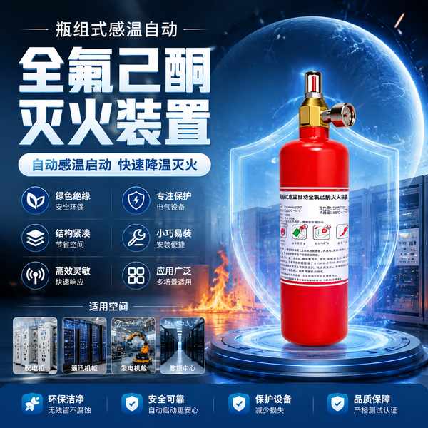 江门工业厂房全氟己酮灭火剂不导电怎么选?万霖全氟己酮专业方案