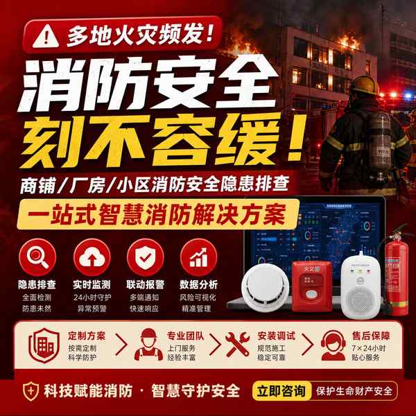 灵山工厂火灾预警系统怎么选？万霖智慧消防专业方案