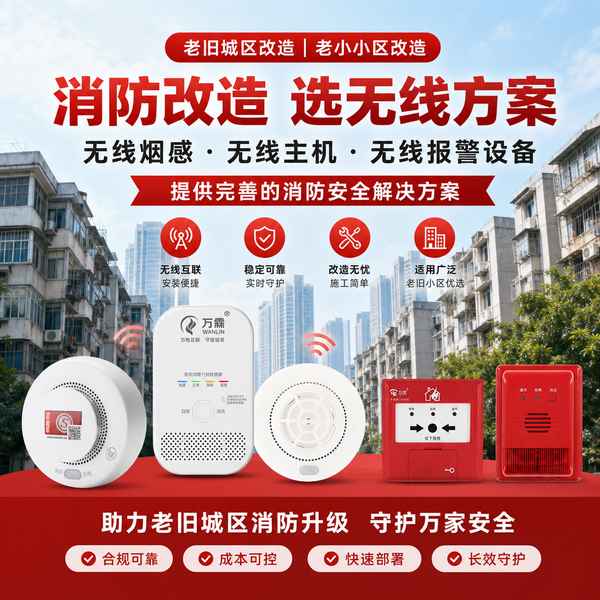 黄石无线烟感报警器怎么选?防误报抗干扰技术解析