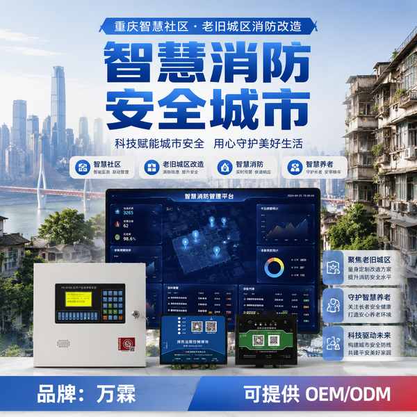 重庆70万消防物联感知终端哪家好？重庆智慧消防改造供应商