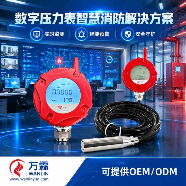 济南智慧消防无线压力表哪家好?产品选型与源头厂家直供指南
