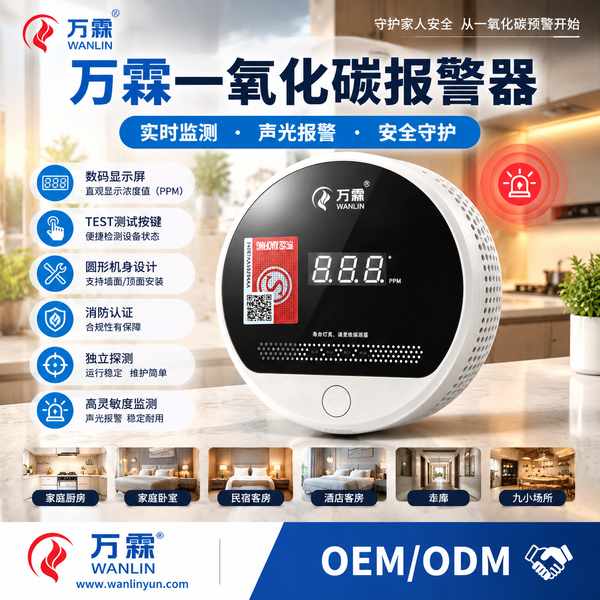 济南联网型一氧化碳报警器哪家好？远程监控与云平台联网方案与源头厂家直供指南