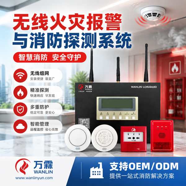 济南无线消防报警主机与网关哪家好?无线消防报警主机与网关组网方案与源头厂家直供